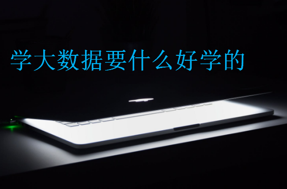 學(xué)大數(shù)據(jù)要什么好學(xué)的