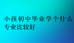 小孩初中畢業(yè)學(xué)個(gè)什么專(zhuān)業(yè)比較好?